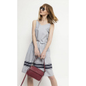 Dámské šaty W-Dk-3037-9G-H9-55-1 šedé - Deni Cler Milano