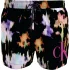 Pánské plavky SHORT DRAWSTRING KM0KM00968 0GJ černá s barevným vzorem - Calvin Klein