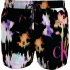 Pánské plavky SHORT DRAWSTRING KM0KM00968 0GJ černá s barevným vzorem - Calvin Klein