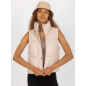 Dámská vesta NM KZ D2 3815-62.83 Světle béžová - FPrice