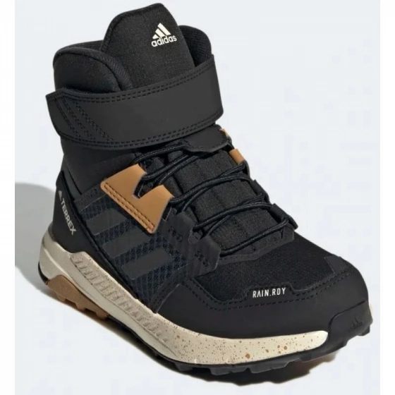 Dětské zimní kotníkové boty Terrex Trailmaker Jr FZ2611 Černá s hnědou - Adidas