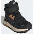 Dětské zimní kotníkové boty Terrex Trailmaker Jr FZ2611 Černá s hnědou - Adidas