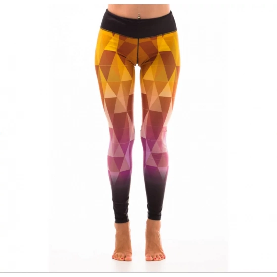 Dámské fitness legíny Six Deuce Nefertari SD-3850-YEPI - Litexo