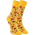 Pánské ponožky Pizza vícebarevné - Crea Socks