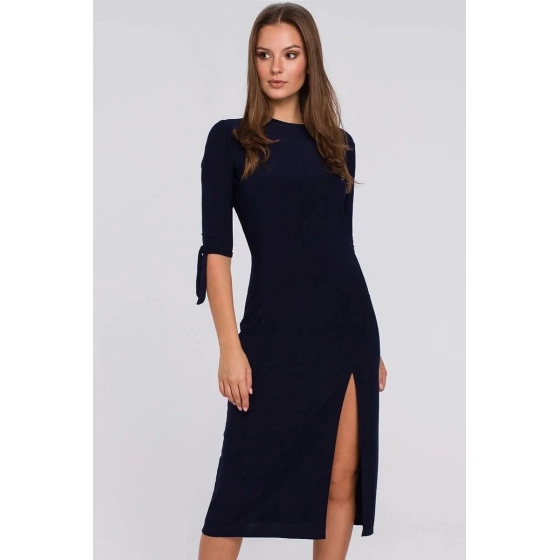 Dámské šaty K007 Tmavě modrá - Makover