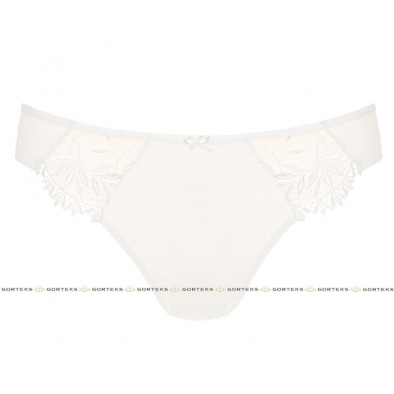 Dámské tanga Rome-S ecru - Gorteks