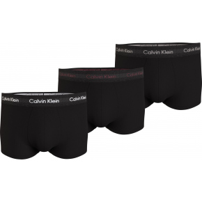 Pánské boxerky 3PK 0000U2664G H55 černé - Calvin Klein