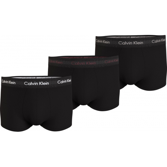 Pánské boxerky 3PK 0000U2664G H55 černé - Calvin Klein