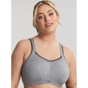 Podprsenka balkonetka Sports Balconnet charcoal marl 9441 melanž - Sculptresse