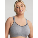 Podprsenka balkonetka Sports Balconnet charcoal marl 9441 melanž - Sculptresse