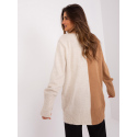 Dámský rolák svetr BA SW 0234.65P Camel béžová - Badu