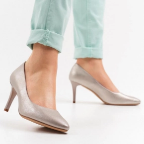 Zlaté lodičky SK414A - Sergio Leone Zlaté lodičky SK414A - Sergio Leone