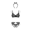 Svůdný kostým pokojské Naughty Maid 3-PCS Costume černo/bílý - Obsessive
