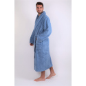 Župan unisex Athena se šálovým límcem 2116 5456 Denim - Vestis