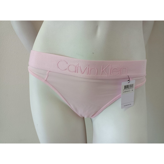 Dámské tanga QF4974E-AUY růžová - Calvin Klein