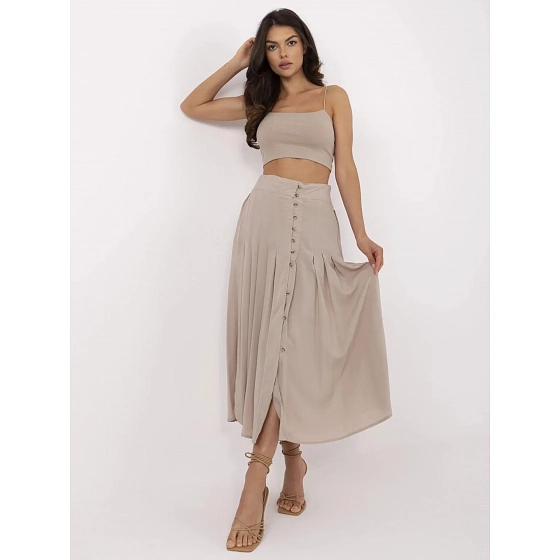 Dámská sukně D73761M50187B béžová - Sublevel