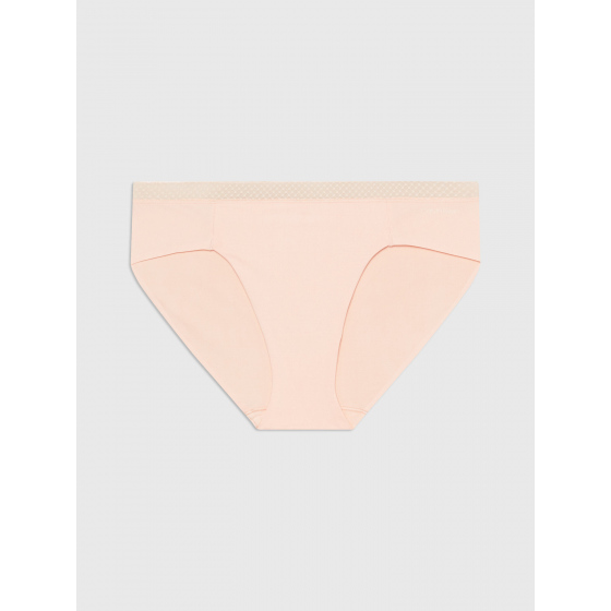 Dámské kalhotky BIKINI 000QF6308E A4E broskvové - Calvin Klein
