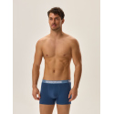 Pánské boxerky 3PACK Jarl 41930-MLC Jeans modrá vzor - Henderson