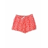 Pánské koupací kraťasy KM00802 0GM červená/bílá - Calvin Klein