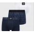 Pánské boxerky 3 pack U3BG01K6YW0 P7CJ modrá/bílá - Guess