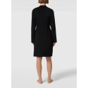 Krátký dámský župan YI2122635 001 černý - DKNY
