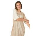 Dámská noční košile YI30013 221 sv. béžová - DKNY