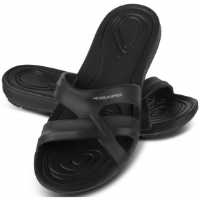 Unisex nazouváky k vodě Panama Černá - AQUA SPEED