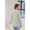 Dámské sako ZAK0016 sv.tyrkys - Roco Fashion 
