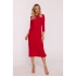 Šaty s volánkem S425  červené - Stylove
