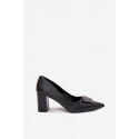 Dámské lodičky na klínku 55-A36 černé - Givana