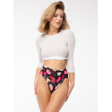 Dámské tanga Kiss Me String Maxi Černá mix - Julimex