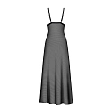 Svůdná noční košilka Vila Blanes Long Chemise černá - Obsessive