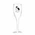 Personalizovaná nerozbitná prosecco sklenice - pár v objetí 