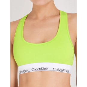Sportovní podprsenka F3785E - ZIR - Neon žlutá - Calvin Klein