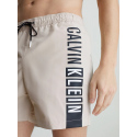 Pánské plavky LM0KM00991 ACE béžové - Calvin Klein