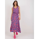 Dámské šaty D73771R30391A Růžovo-modré - FPrice
