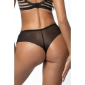 Dámské tanga Brasiliana V-10555 Černá - Axami