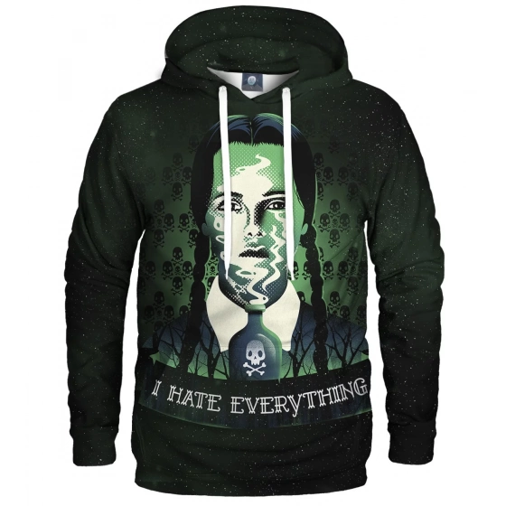 Unisex mikina s kapucí 1871869 Wednesday H-K AFD403 Green - Aloha From Deer