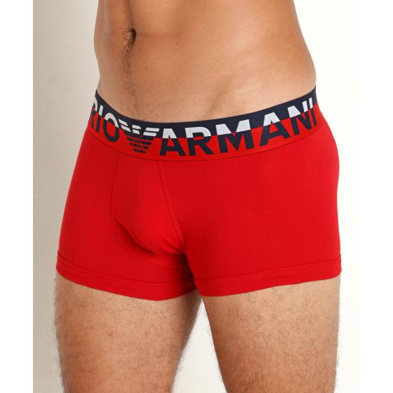 Pánské boxerky 111389 3F516 00774 červené - Emporio Armani