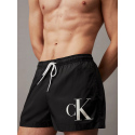 Pánské plavky KM0KM01015 BEH černé - Calvin Klein