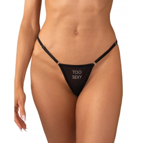 Dámská sexy tanga Violami Sexy černé - Obsessive