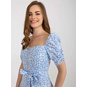 Dámské šaty LK SK 509002.03P bílo-modré - FPrice