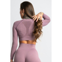 Dámský Crop-Top Wild Rose - Gym Glamour