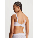 Dámské podprsenka LGHTLY LINED BRALETTE 000QF7797E LL0 lila - Calvin Klein