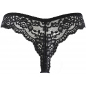 Dámské tanga Brasiliana V-10515 černé - Axami