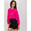 Dámský svetr BA SW 9008.35P fluo růžový - FPrice