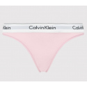 Dámská tanga F3786E TOE - pastelově růžová - Calvin Klein