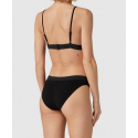 Dámský vrchní díl plavek  KW02029 BEH černá - Calvin Klein