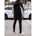 Pánská přechodná bunda TX4916 černo-šedá - FashionStreet 