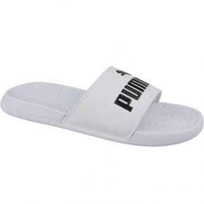 Pánské pantofle Slipper Popcat U 360265-12 bílé - Puma